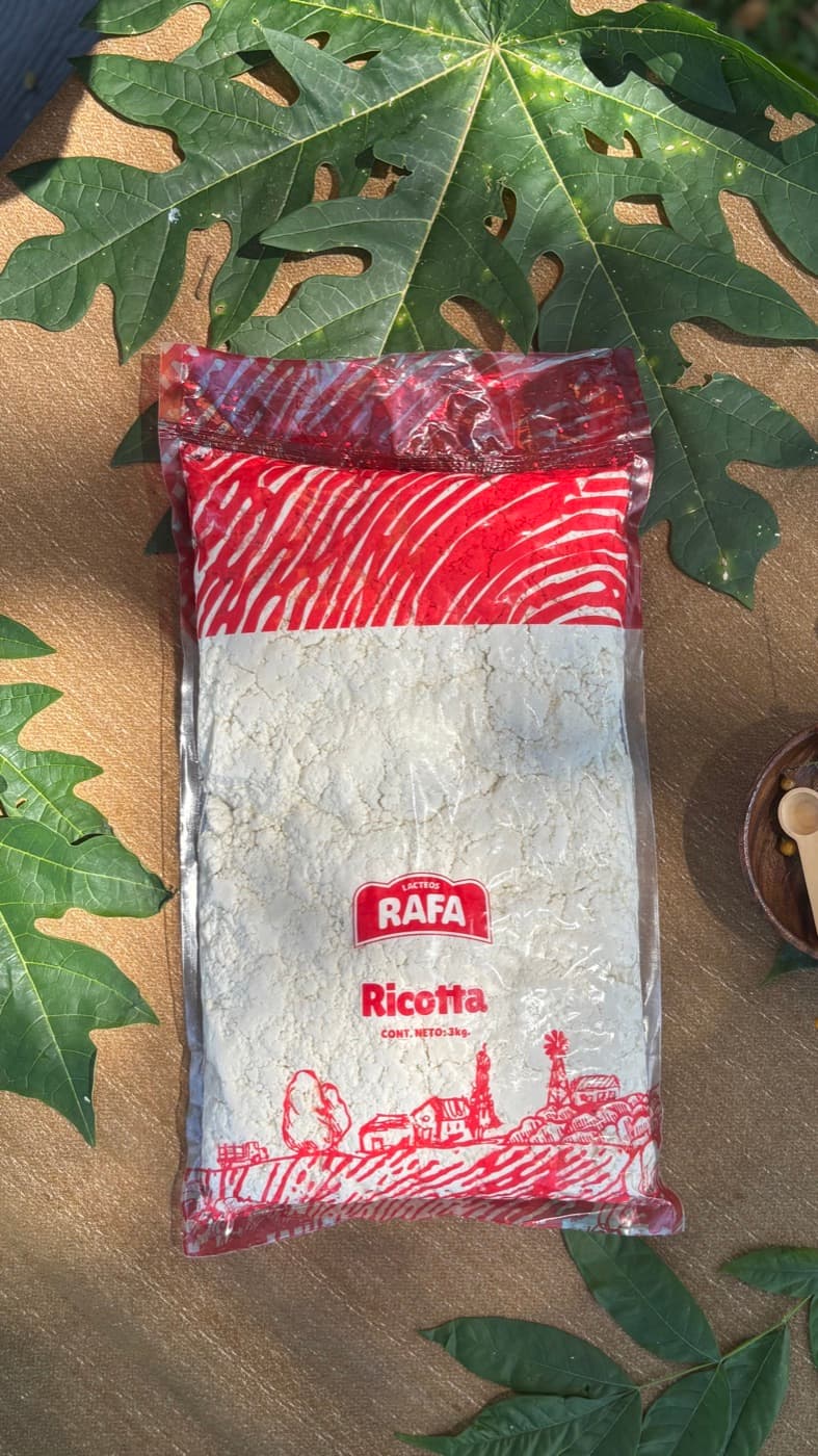 Ricotta Lácteos Rafa, bolsa de 3 kg